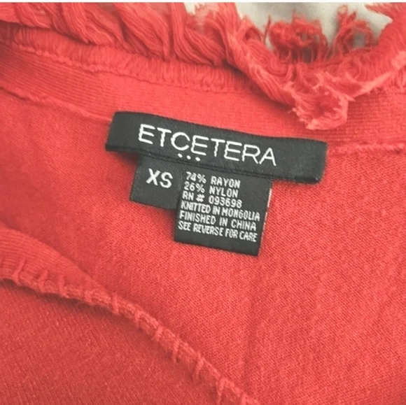 Etcetera Coral Blouse with Ruffle Details - Picture 3 of 3